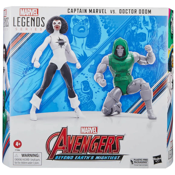 MARVEL LEGENDS 6IN CAPTAIN MARVEL VS DR DOOM AF