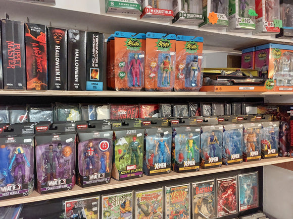 Comic book and action figure store cheap