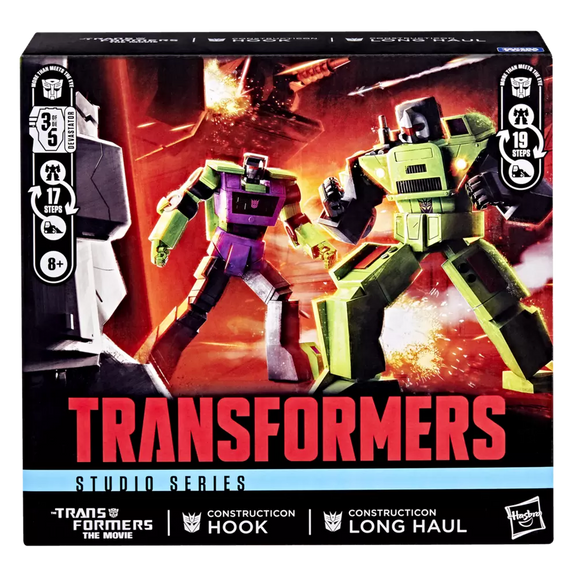 TRANSFORMERS STUDIO SERIES 86 LONG HAUL & HOOK 2PK