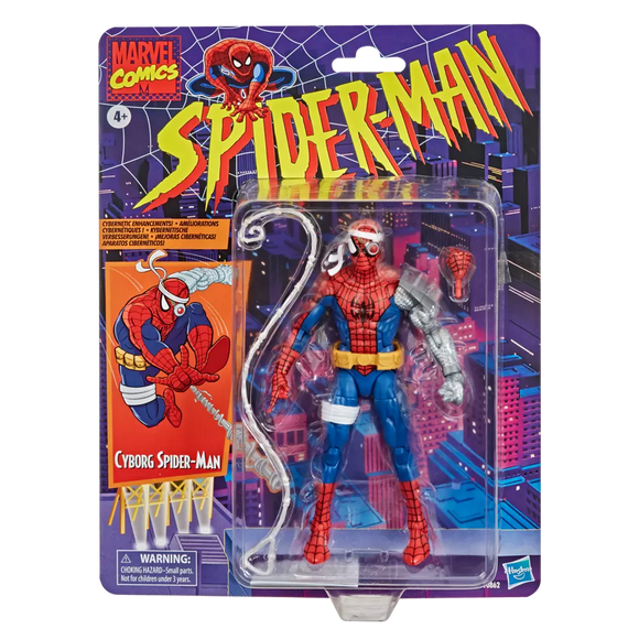 MARVEL LEGENDS 6IN VINTAGE CYBORG SPIDER-MAN AF
