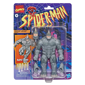 SPIDER-MAN LEGENDS RETRO 6IN MARVEL'S RHINO AF