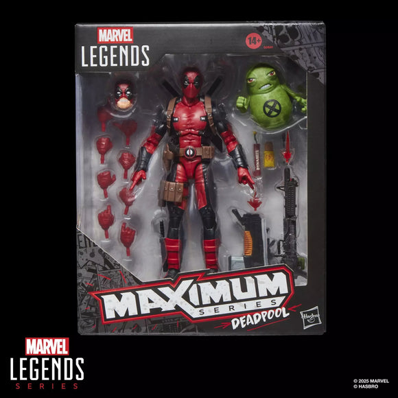 MARVEL LEGENDS 6IN MAXIMUM DEADPOOL W/DOOP AF