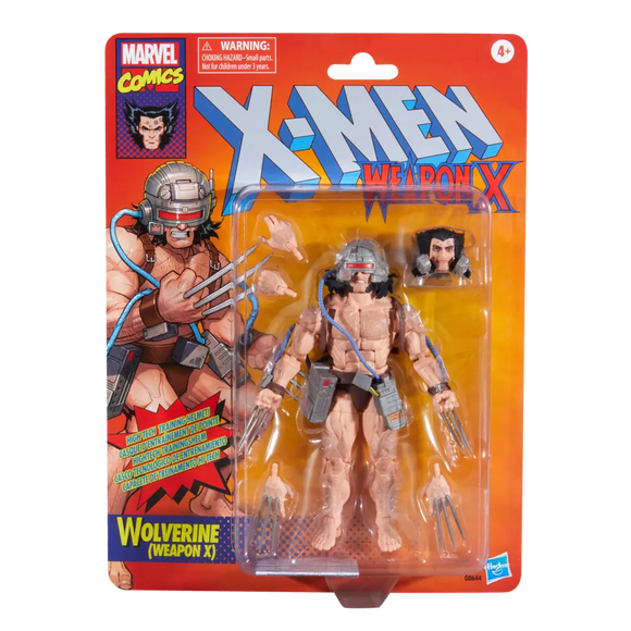 MARVEL LEGENDS WOLVERINE WEAPON X RETRO AF