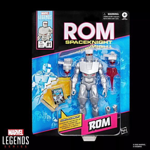 MARVEL LEGENDS 6IN ROM W/MINI COMIC AF