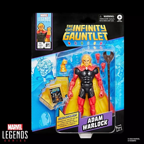 MARVEL LEGENDS 6IN ADAM WARLOCK W/MINI COMIC AF