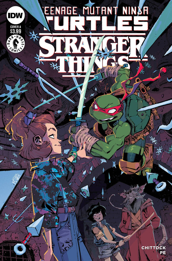 TMNT X STRANGER THINGS #1 CVR B CORONA