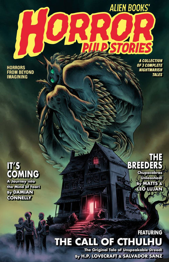 ALIEN BOOKS HORROR PULP STORIES CVR C LUJAN