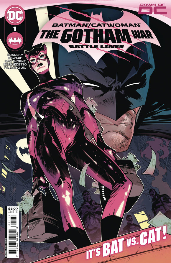 BATMAN CATWOMAN GOTHAM WAR BATTLE LINES #1 OS CVR A JIMENEZ