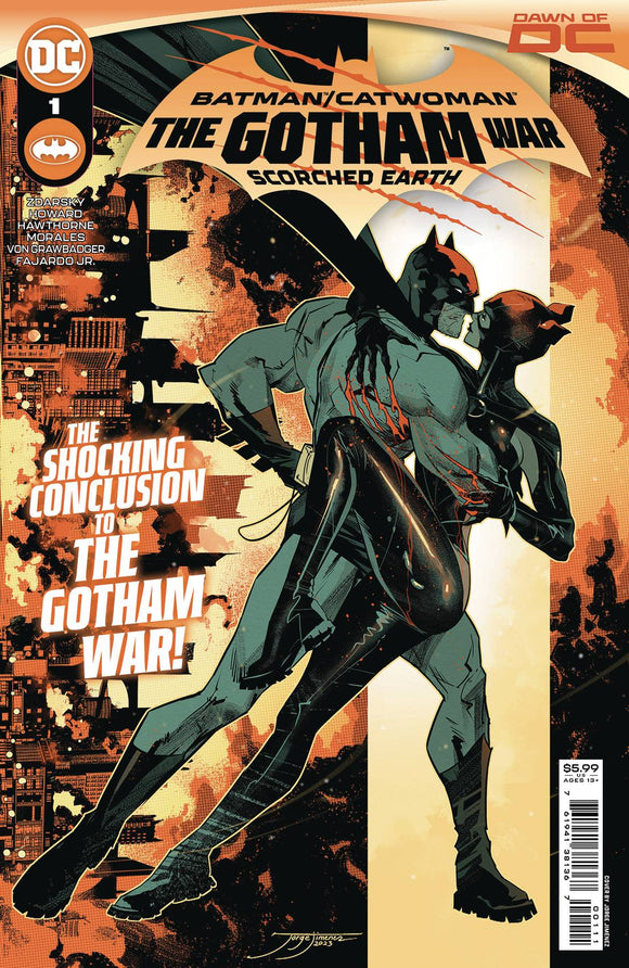 BATMAN CATWOMAN GOTHAM WAR SCORCHED EARTH #1 OS CVR A