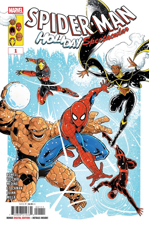 SPIDER-MAN HOLIDAY SPECTACULAR #1 OS CVR A LUCIANO VECCHIO