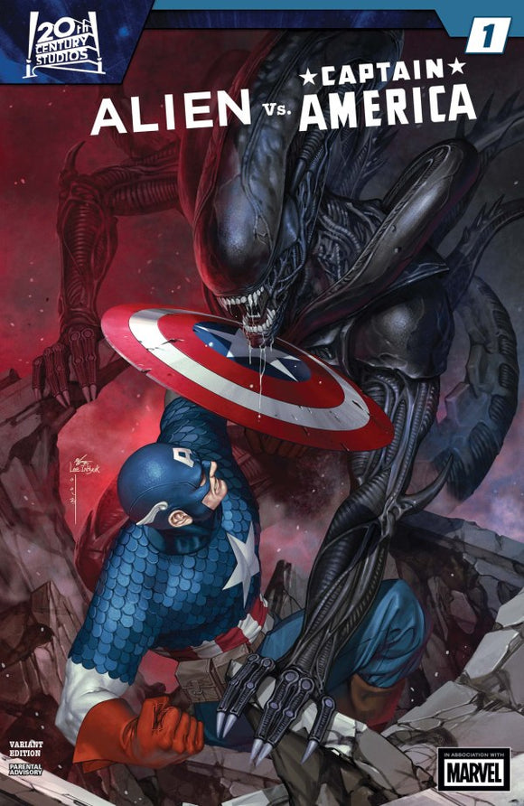 ALIEN VS CAPTAIN AMERICA #1 INHYUK LEE VAR