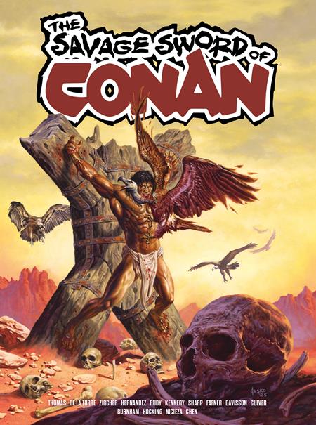 SAVAGE SWORD OF CONAN TP VOL 03 DM ED JOE JUSKO CVR