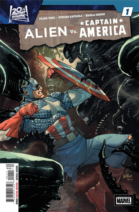 ALIEN VS CAPTAIN AMERICA #1