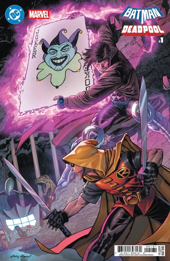 DC MARVEL BATMAN DEADPOOL #1 CVR I DAMIAN WAYNE GAMBIT