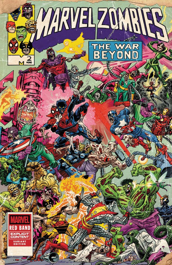 MARVEL ZOMBIES RED BAND #2 SCOTT KOBLISH RETRO ZOMBIE VAR