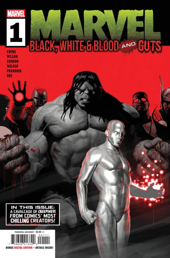 MARVEL BLACK, WHITE & BLOOD AND GUTS #1