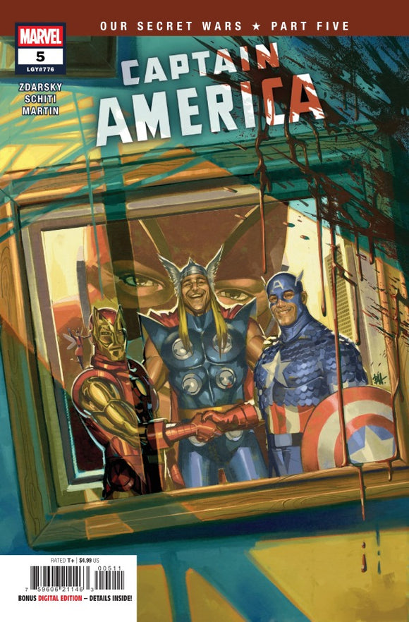 CAPTAIN AMERICA #5 CVR A BEN HARVEY