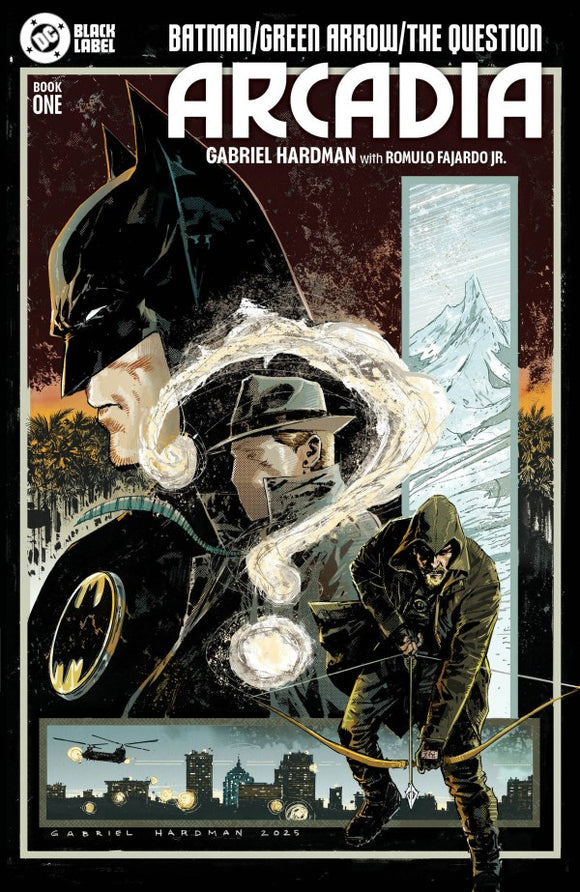 BATMAN GREEN ARROW QUESTION ARCADIA #1 (OF 4) CVR A HARDMAN
