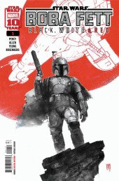 STAR WARS BOBA FETT BLACK WHITE & RED #1