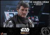 HOT TOYS STAR WARS THE MANDALORIAN 1/6 MANDALORIAN & GROGU DLX FIG