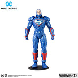 DC MULTIVERSE 7IN LEX LUTHOR IN POWER SUIT BLUE W/ THRONE AF