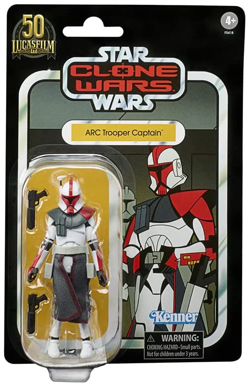 STAR WARS VINTAGE CLONE WARS ARC TROOPER CAPTAIN AF