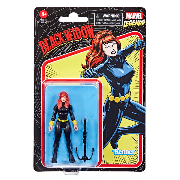 MARVEL LEGENDS RETRO 3.75 BLACK WIDOW AF