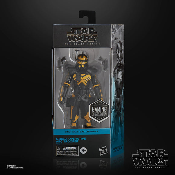 STAR WARS BLACK SERIES GAMING GREATS 6IN UMBRA OPERATIVE ARC TROOPER AF