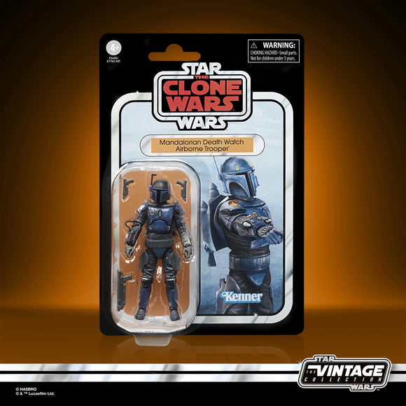 STAR WARS VINTAGE 3.75 MANDALORIAN DW AIRBORNE TROOPER AF