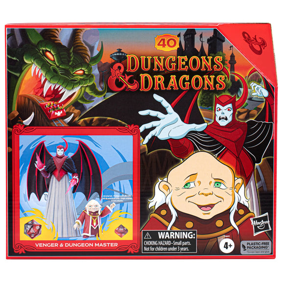 DUNGEONS & DRAGONS CARTOON 6IN DUNGEON MASTER VENGER 2-PK AF