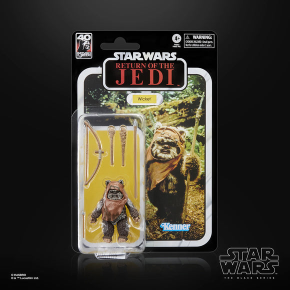 STAR WARS BLACK SERIES 6IN 40TH ANN WICKET AF