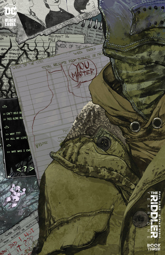 RIDDLER YEAR ONE #3 (OF 6) CVR B STEVAN SUBIC VAR