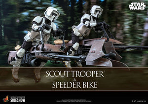 HOT TOYS STAR WARS EP 6 1/6 SCALE SCOUT TROOPER SPEEDER FIG