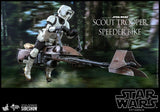 HOT TOYS STAR WARS EP 6 1/6 SCALE SCOUT TROOPER SPEEDER FIG