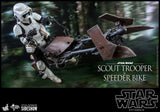 HOT TOYS STAR WARS EP 6 1/6 SCALE SCOUT TROOPER SPEEDER FIG