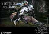 HOT TOYS STAR WARS EP 6 1/6 SCALE SCOUT TROOPER SPEEDER FIG