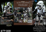 HOT TOYS STAR WARS EP 6 1/6 SCALE SCOUT TROOPER SPEEDER FIG